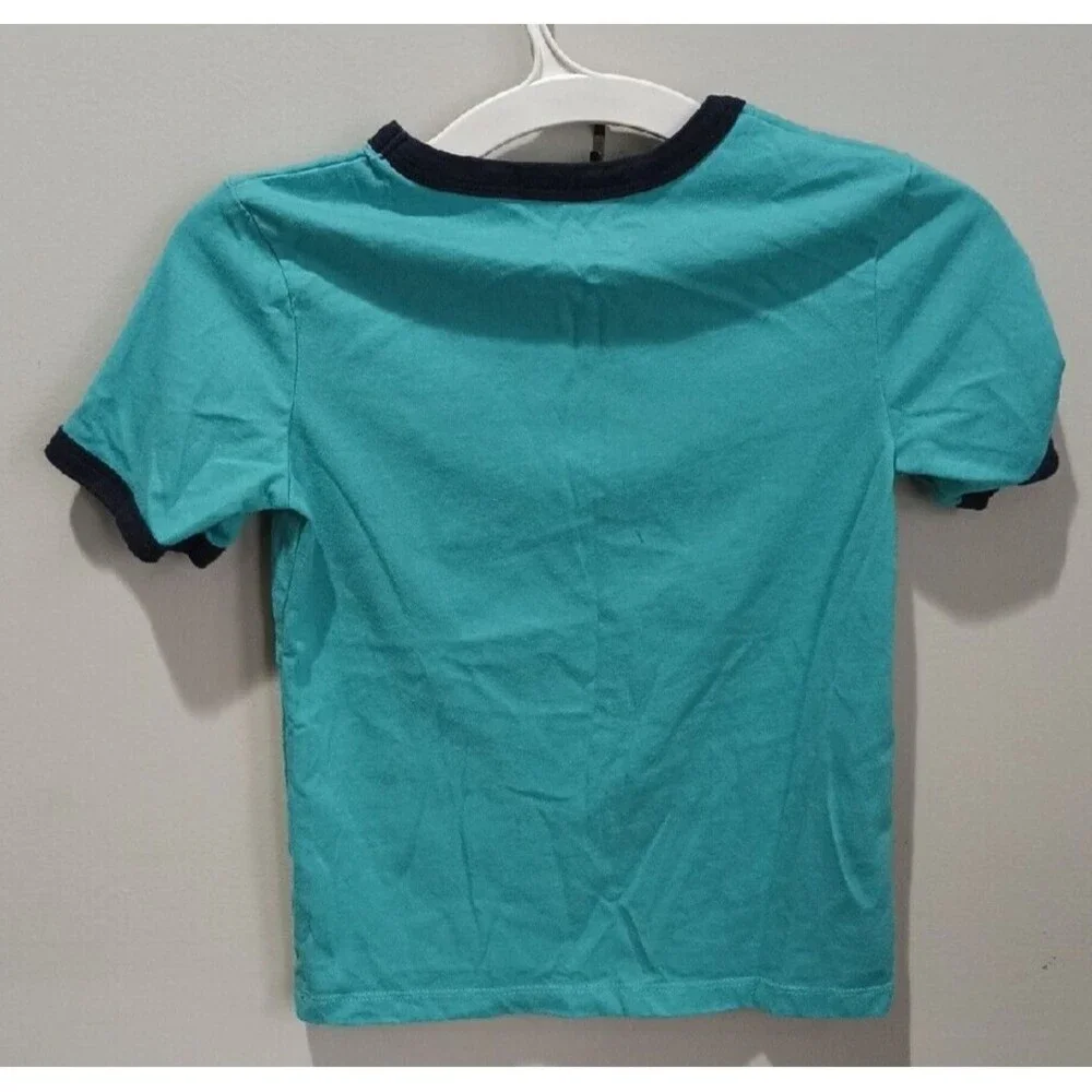 Oshkosh B'Gosh Denim Co Lot of 2 Boys Ringer T-Shirt Size 6